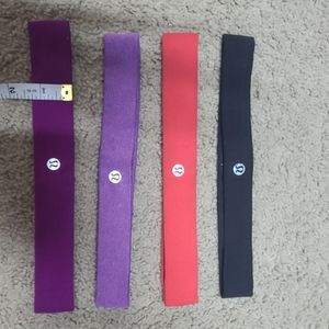 4 Lululemon headbands